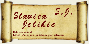 Slavica Jelikić vizit kartica